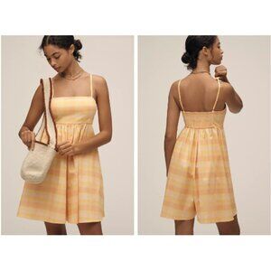 ANTHROPOLOGIE Hutch Sleeveless Bandeau Romper